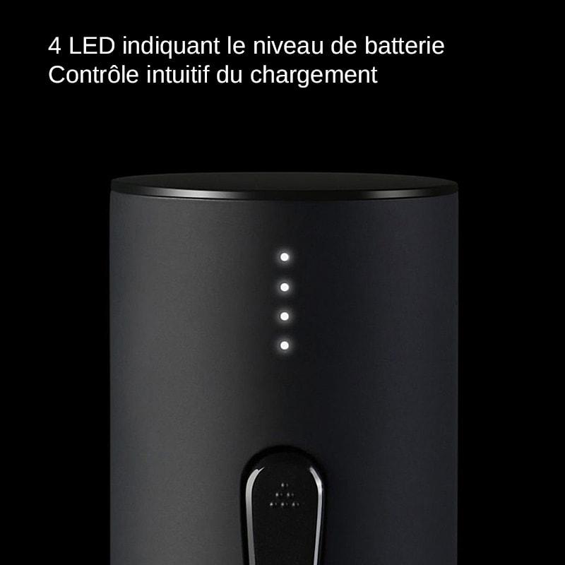 Tire Bouchon Electrique Rechargeable Xiaomi Huoho LEDs indicateur de chargement Le Bon Tire Bouchon